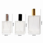 Crimp neck Perfume glass bottles  (15MM neck size) Rectangle