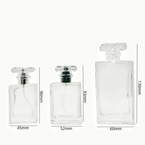 Screw neck Perfume glass bottles