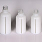 Matte white bamboo glass dropper bottles with window 30ML