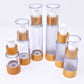 Bamboo Polyprophylene Plastic Airless Lotion Bottle