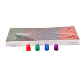 Rainbow Glass Vials with orifice reducer