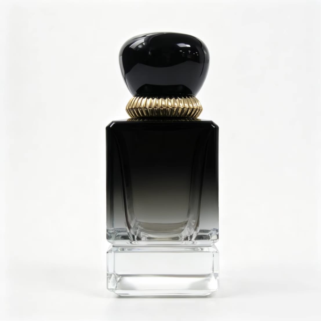Crimp perfume glass bottles with cap