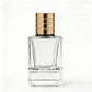Crimp perfume glass bottles with cap